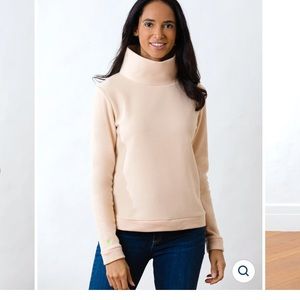 DUDLEY STEPHENS Park Slope Terry Fleece  S (Natural Blush)
